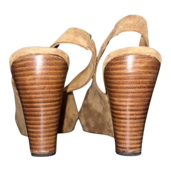 UGG Hazel Suede Wedge Slingback Sandals – Size 7 - Picture 5 of 7